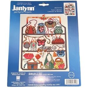 Janlynn Purse Collection Counted Cross Stitch Kit 023-0140 Barbara Baatz Hillman